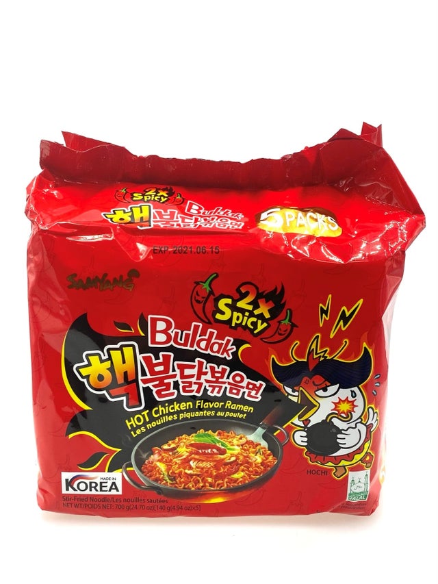 Samyang Korean Mama Ramen Noodle Hot Chicken Flavor Double Spicy 140 g.