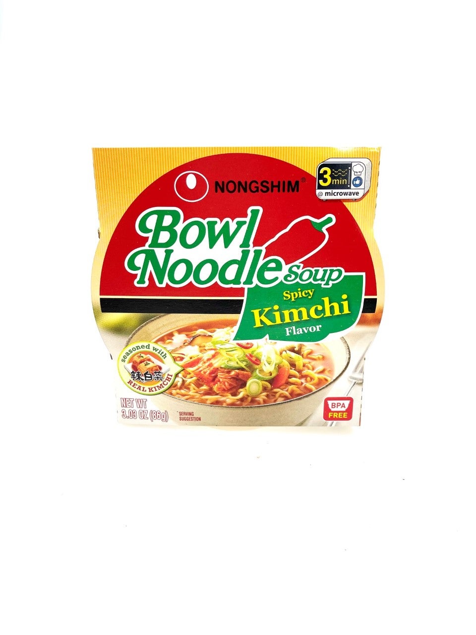 Nongshim Kimchi Bowl Noodle Soup
